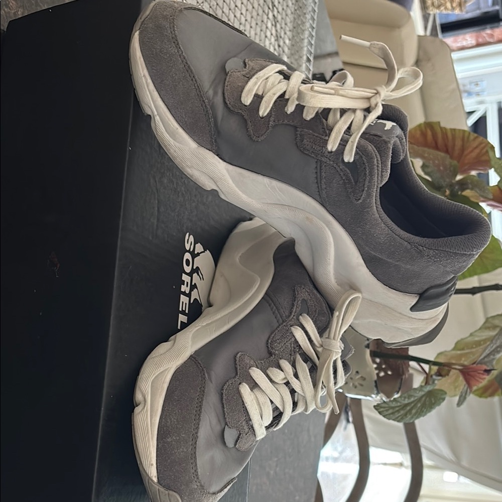 Sorel Charcoal and Ivory Athletic Shoes